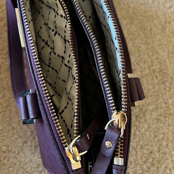 Burgundy Kate Spade handbag with shoulder strap - Picture 6 of 6